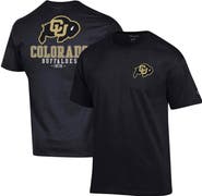 Champion Men's Champion Black Colorado Buffaloes Stack 2-Hit T-Shirt