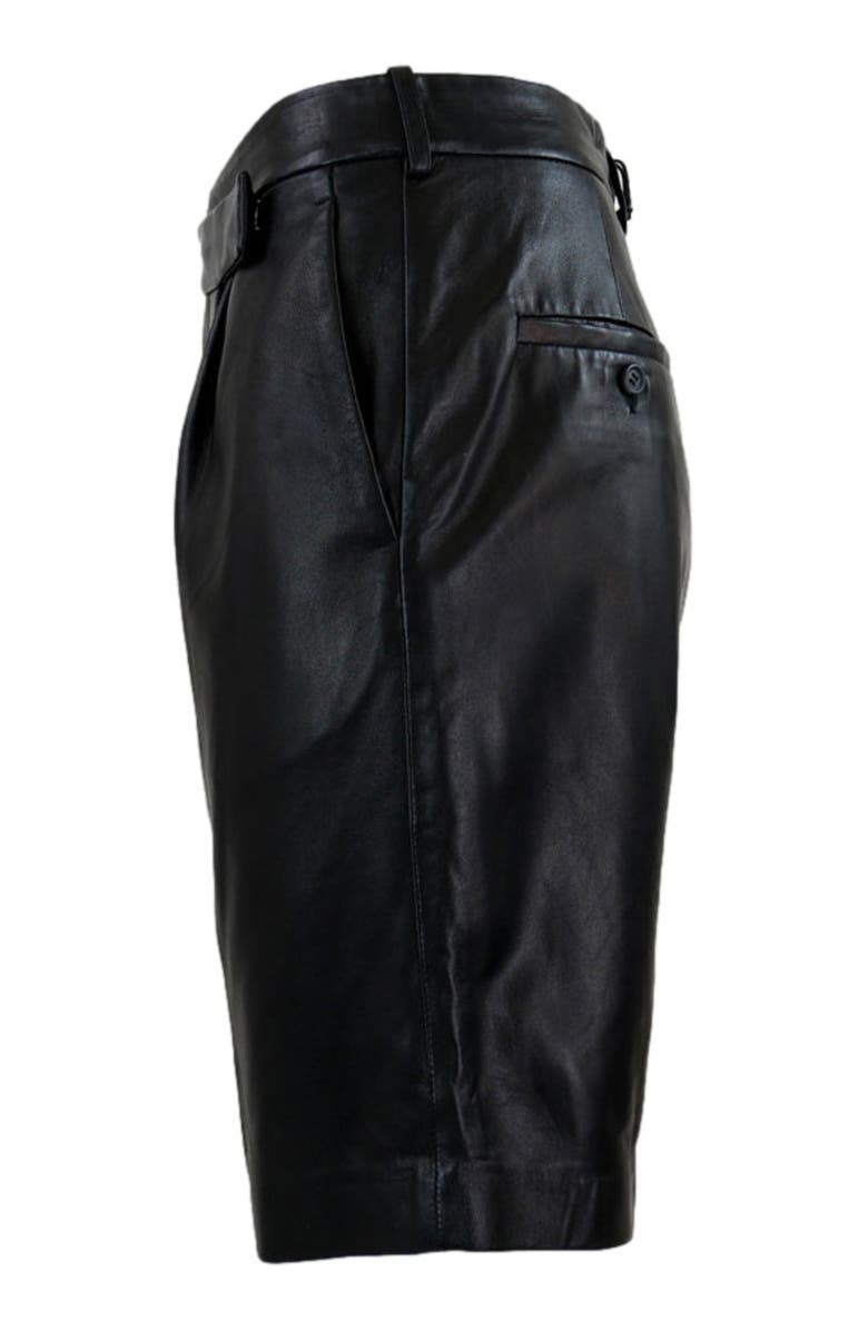 THEO The Label Leto Cross-Over Waist Bermuda Shorts, Alternate, color,