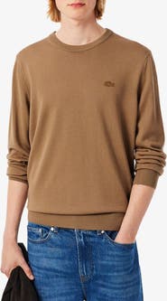 Lacoste Merino Wool Crewneck Sweater