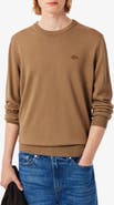 Lacoste Merino Wool Crewneck Sweater