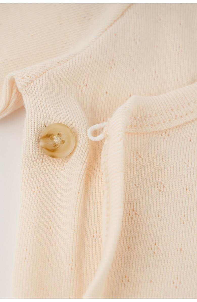 oh baby! Twinkle Pointelle Wrap Top Set, Alternate, color, Natural