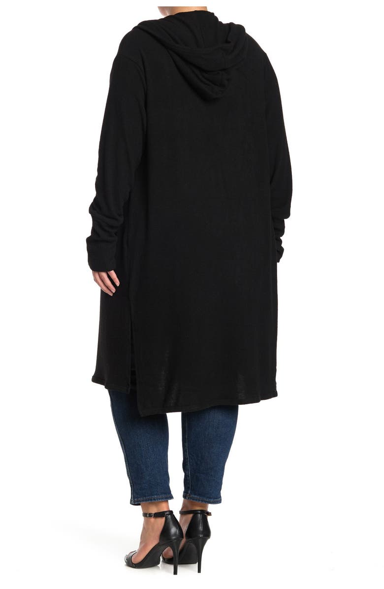 Sweet Romeo Long Hooded Duster Cardigan, Alternate, color,