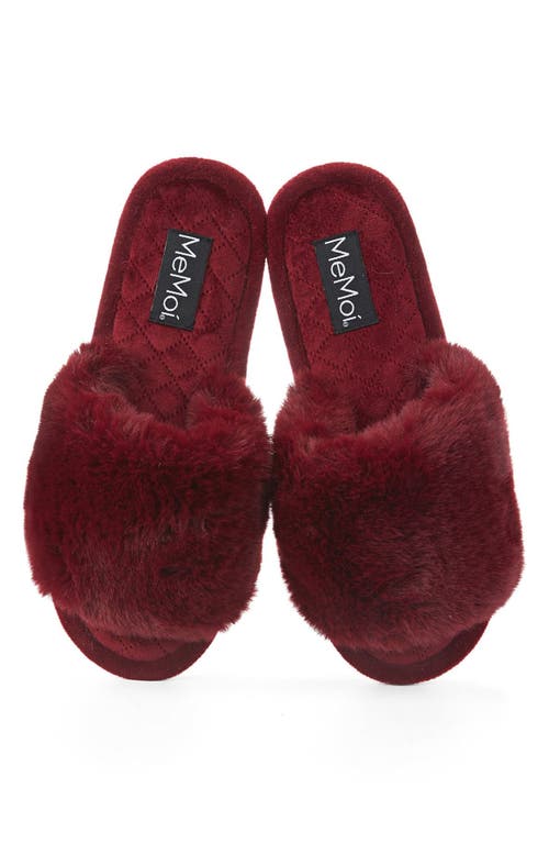 Memoi The Bette Plush Faux Fur Slipper