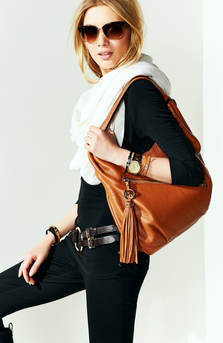 MICHAEL Michael Kors Michael Kors Hinged Bangle, Alternate, color, 