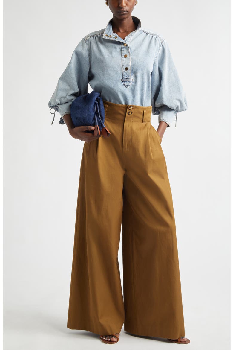 Kindred Spirit Denim Pullover Top, Alternate, color, SEA FOAM