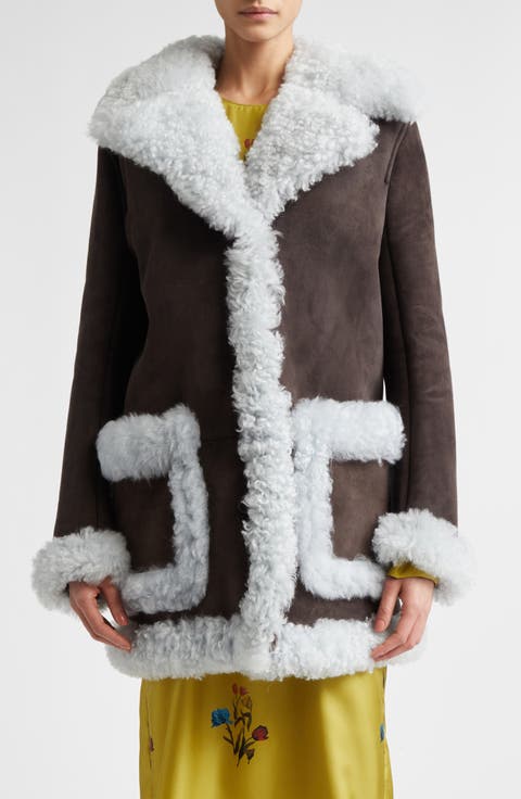 Oversize Genuine Shearling Jacket