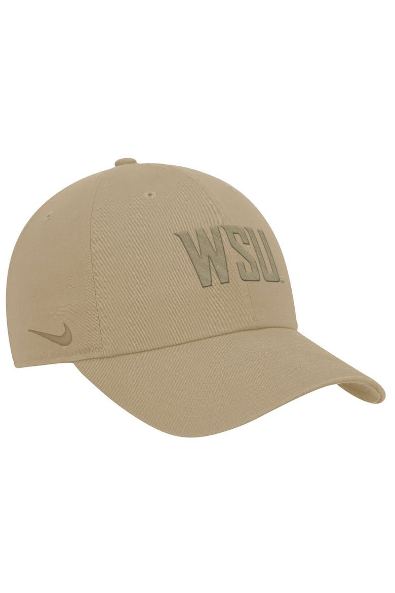 Men's Nike Beige Washington State Cougars Club Adjustable Hat, Alternate, color, Beige