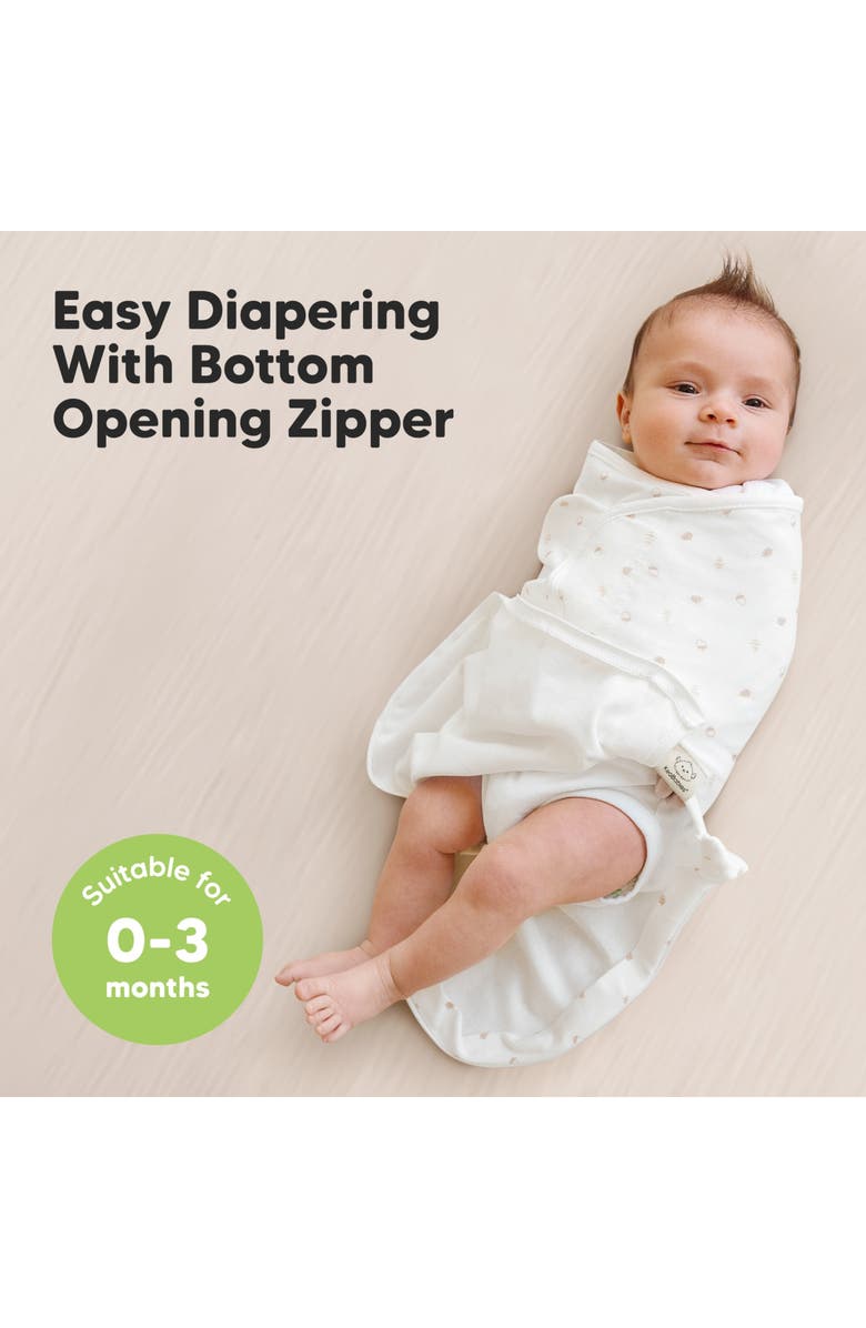 KeaBabies 3-Pack Soothe Zippy Swaddle Wrap, Alternate, color, Forest