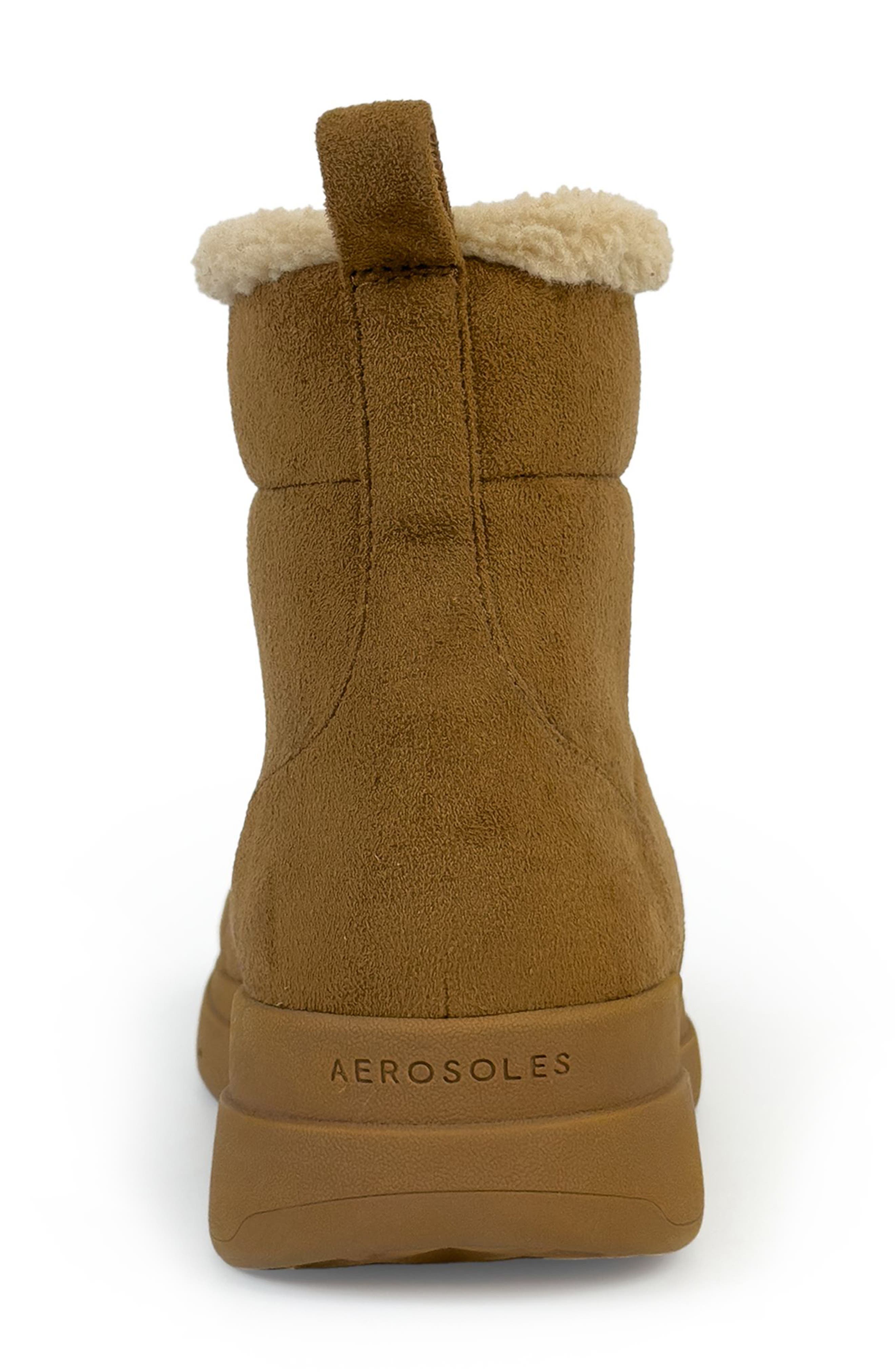 Fawne Faux Shearling Lined Boot, Alternate, color, TNL TOBACCO/NATURAL