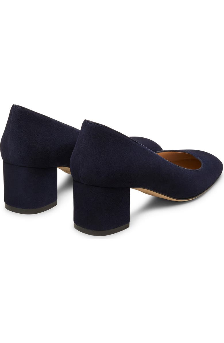 Stuart Weitzman Maeve Block Heel Pump, Alternate, color, Nice Blue