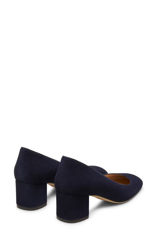Stuart Weitzman Maeve Suede Block-heel Pumps In Nice Blue