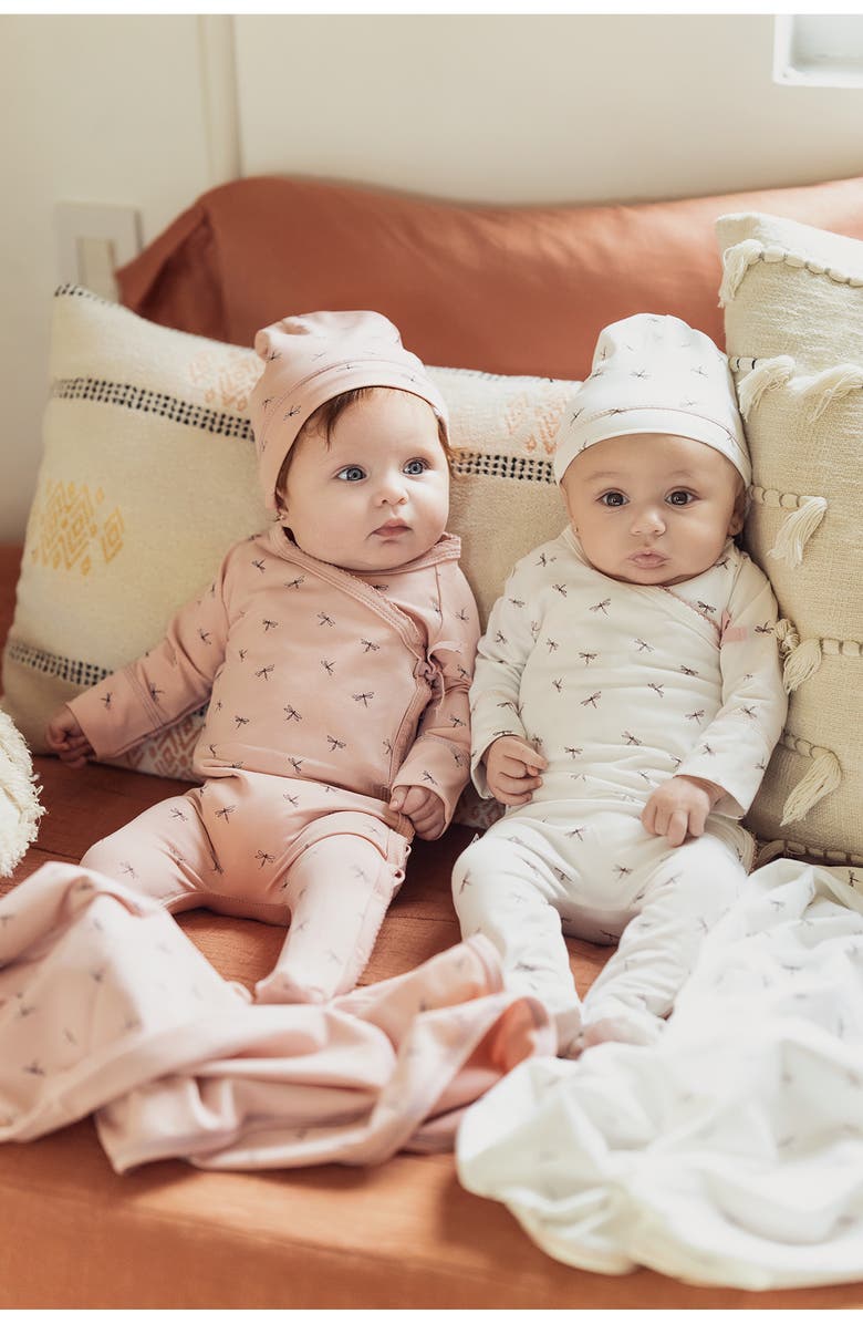 Manière Dainty Dragonfly Footie, Alternate, color, White