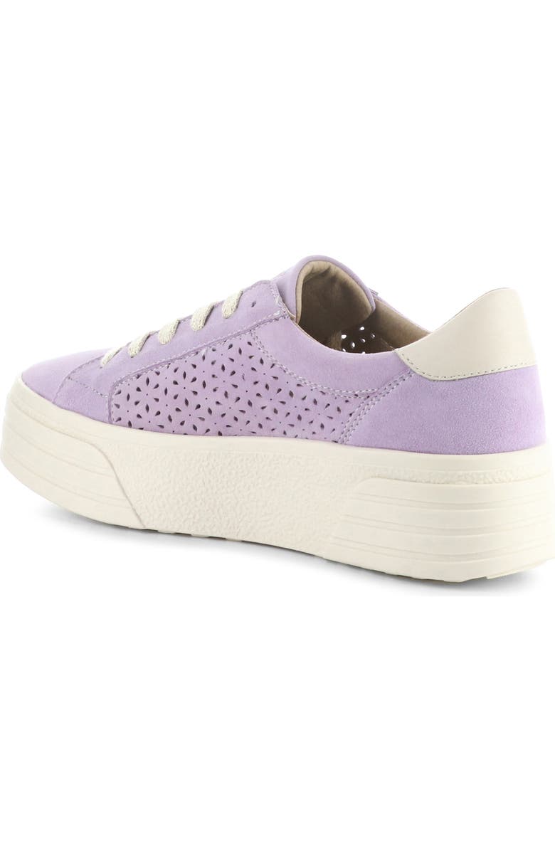 Bos. & Co. Lotta Platform Sneaker, Alternate, color, Lavender Kid Suede