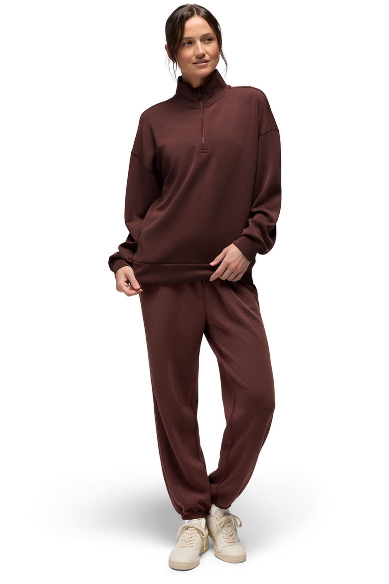 Shea High Waist Drawstring Joggers, Alternate, color, CACAO
