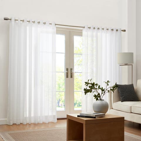 Carmen Sheer Extra Wide Indoor/outdoor Sheer Window Curtain