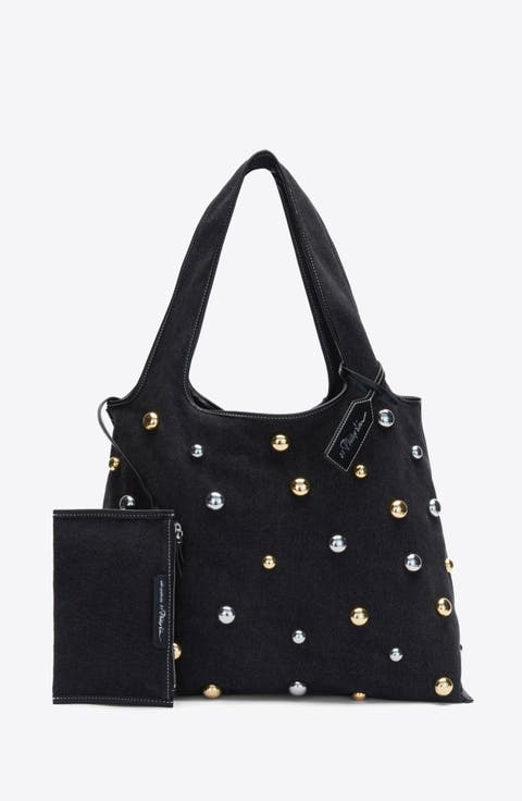 Dome Embellishment Market Tote Bag
