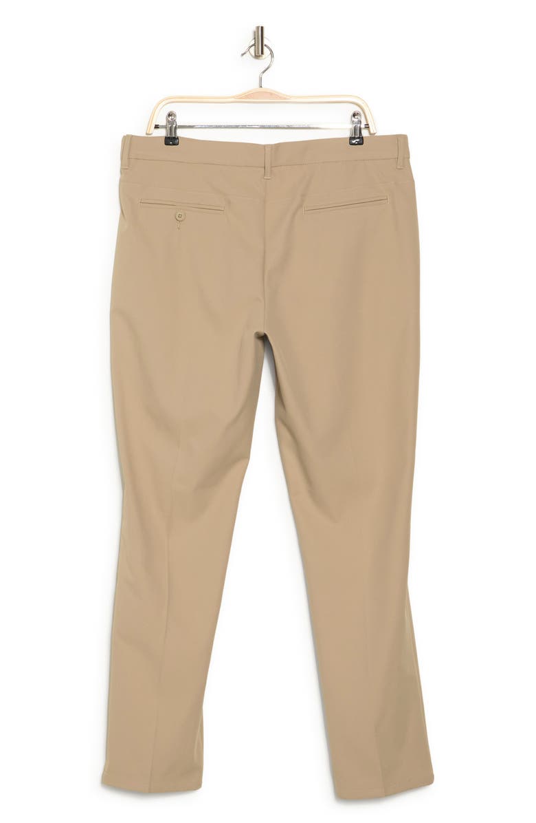 ORIGINAL PENGUIN GOLF Flat Front Solid Golf Pants, Alternate, color, Chinchilla