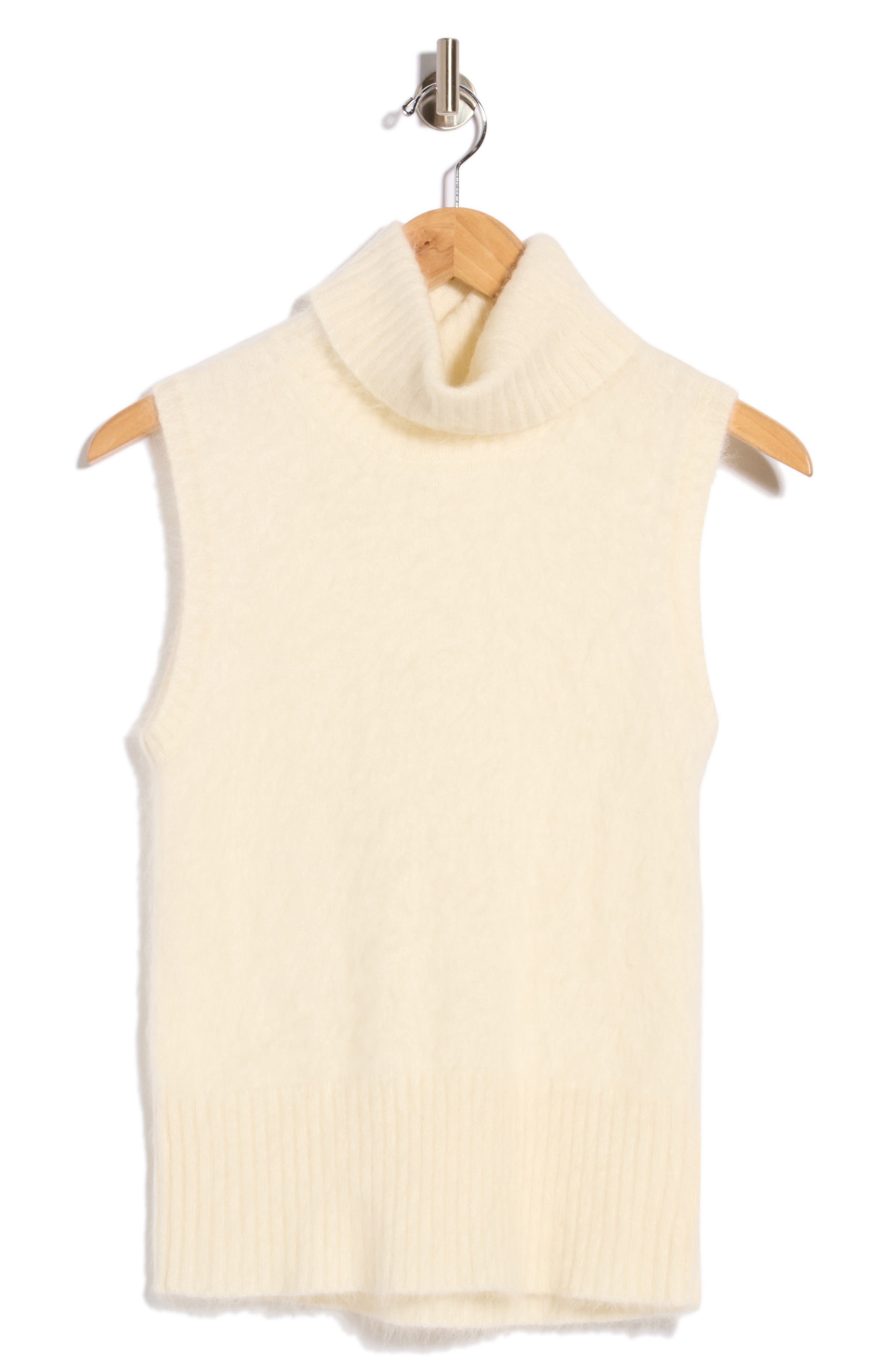 Mazzy Brushed Cashmere Sleeveless Sweater