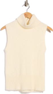 Veronica Beard Mazzy Brushed Cashmere Sleeveless Sweater