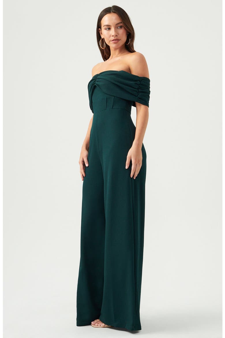 Amalie Jumpsuit, Alternate, color, Emerald