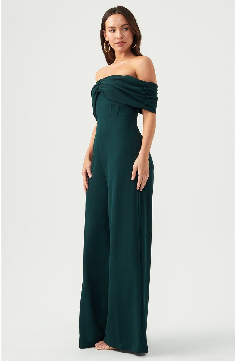 BWLDR Amalie Jumpsuit, Alternate, color, Emerald