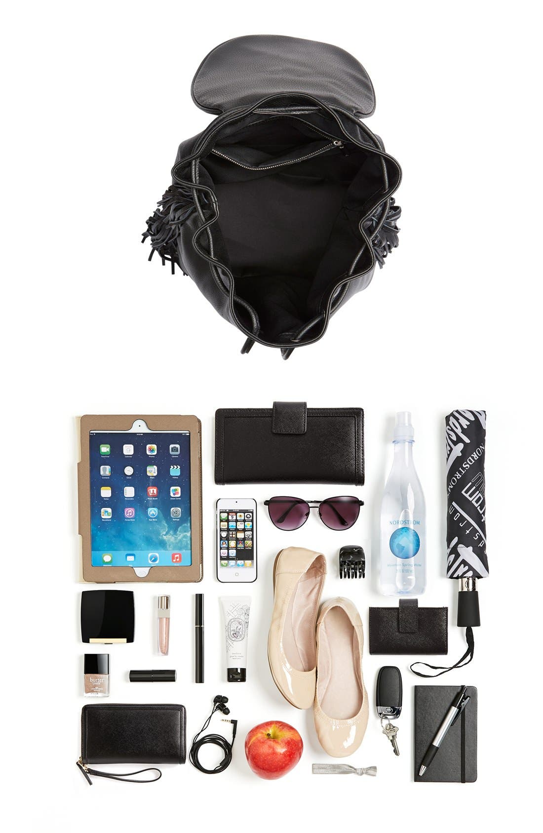 Sam Edelman 'Fifi' Fringe Backpack, Alternate, color, 