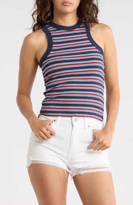 Madden Girl Stripe Rib Tank