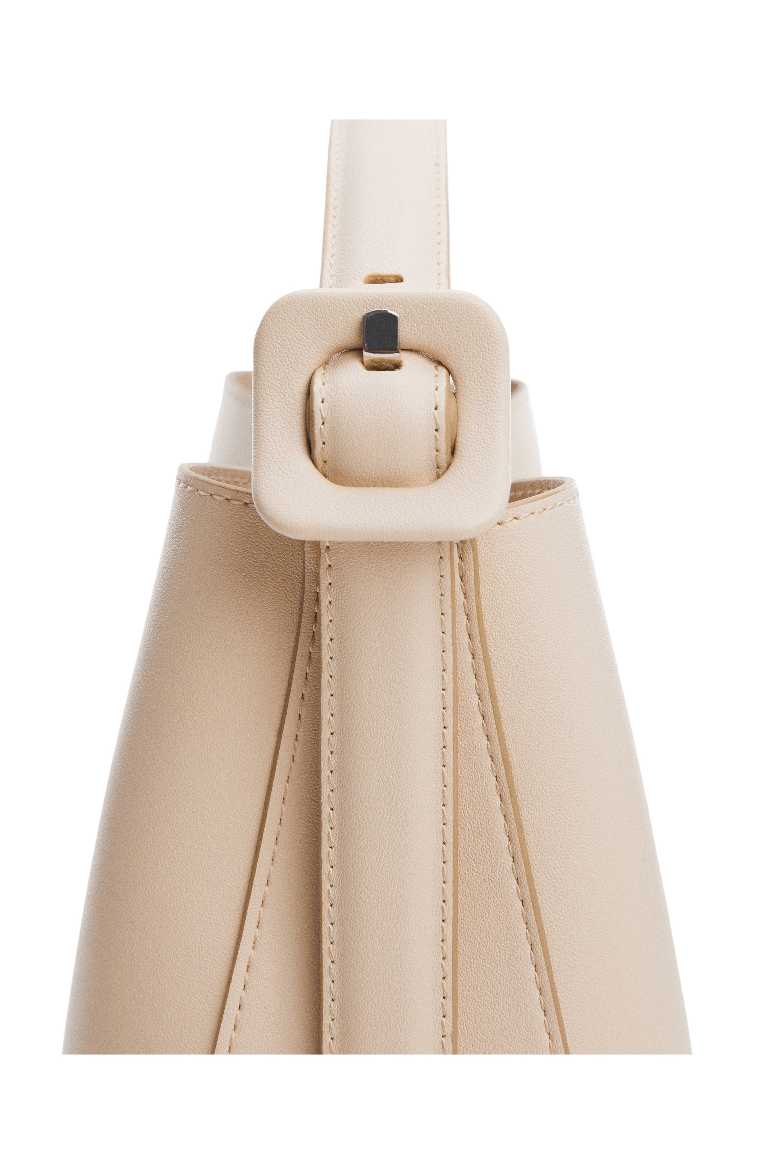 MANGO Faux Leather Shopper, Alternate, color, 