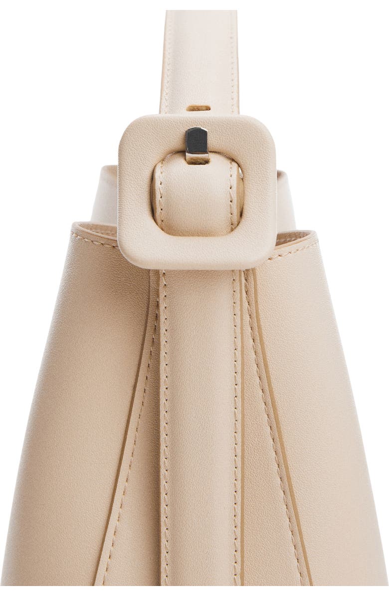 MANGO Faux Leather Shopper, Alternate, color,