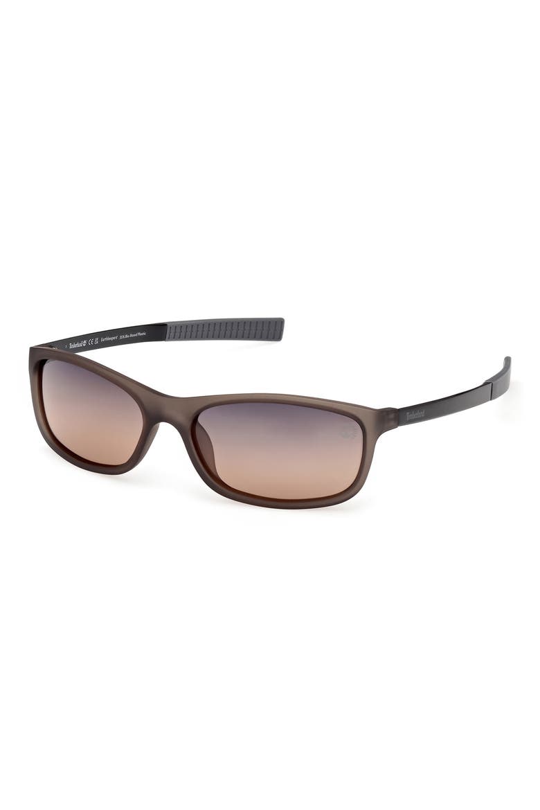 60mm Sunglasses, Alternate, color, GREY/ OTHER / SMOKE POLARIZED