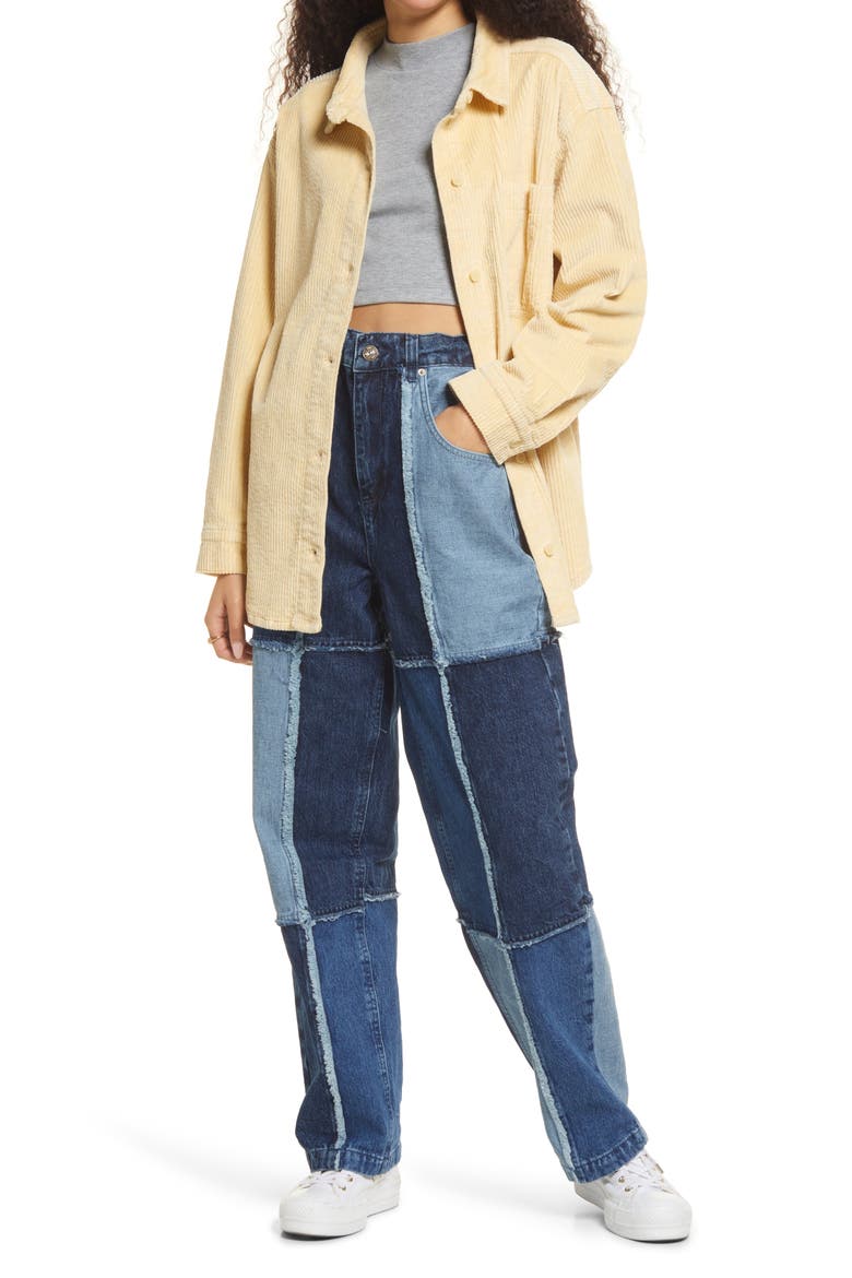 Corduroy Shirt Jacket, Alternate, color, TAN BOULDER