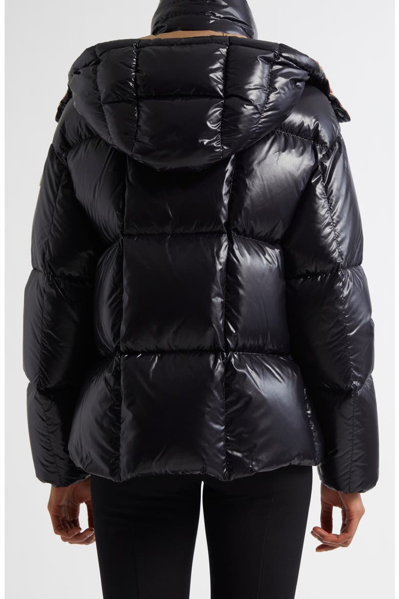 Parana Down Puffer Jacket with Removable Hood, Alternate, color, BLACK/BLACK