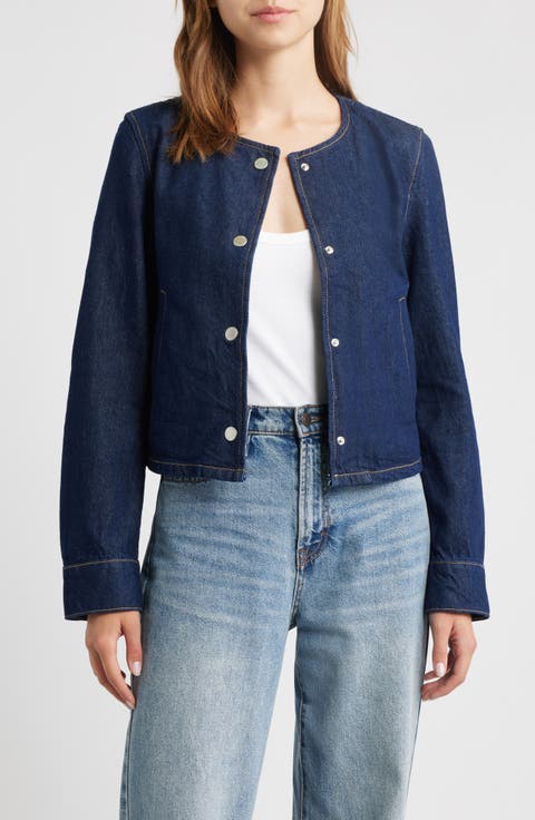 Peppa Crop Denim Jacket
