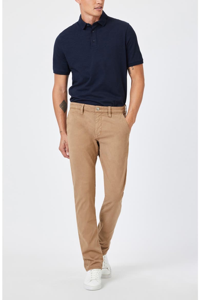Milton Slim Straight Leg Chino Pants, Alternate, color, TIGERS EYE LUXE TWILL
