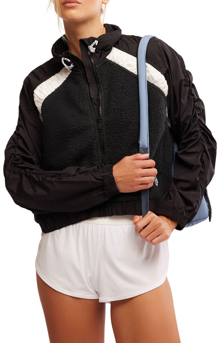 Free People Amelia Water Resistant Fleece Jacket, Main, color, 