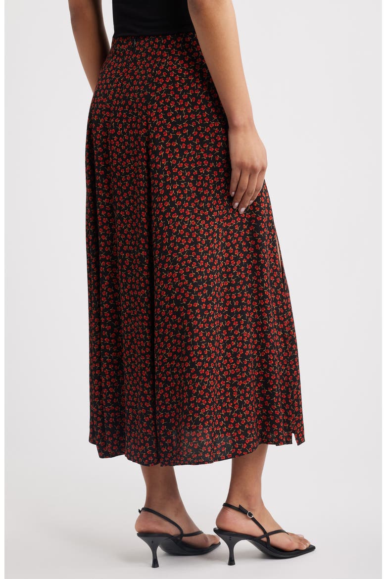 Zoe Side Slit Midi Skirt, Alternate, color, ROWAN