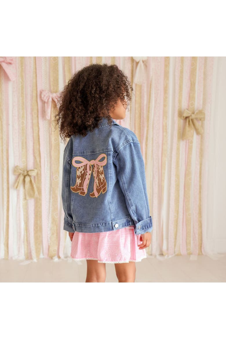 Cowgirl Cutie Patch Western Denim Jacket, Alternate, color, Denim