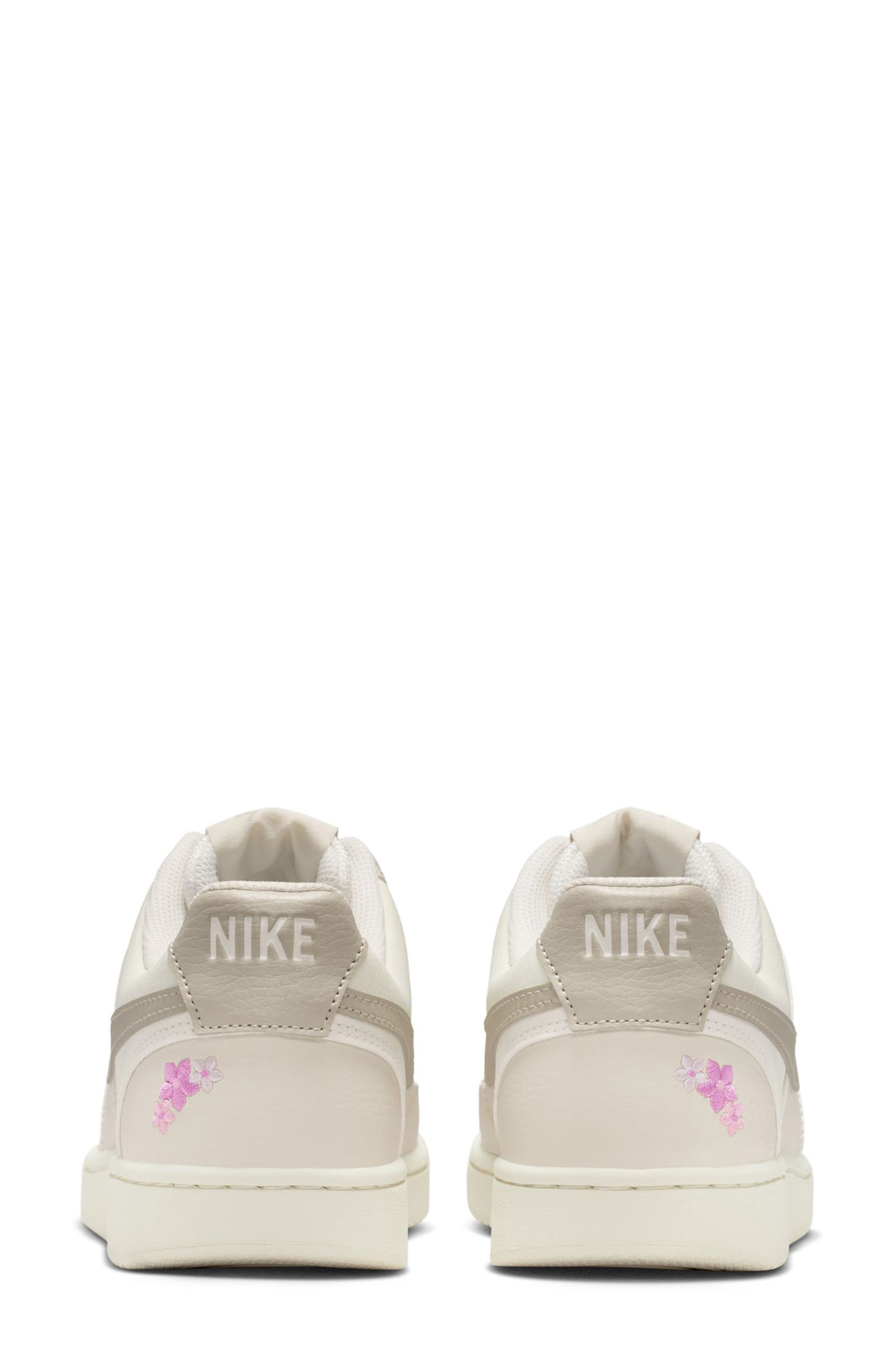 Court Vision Low Sneaker, Alternate, color, SAIL/ CREAM/ LIGHT BROWN