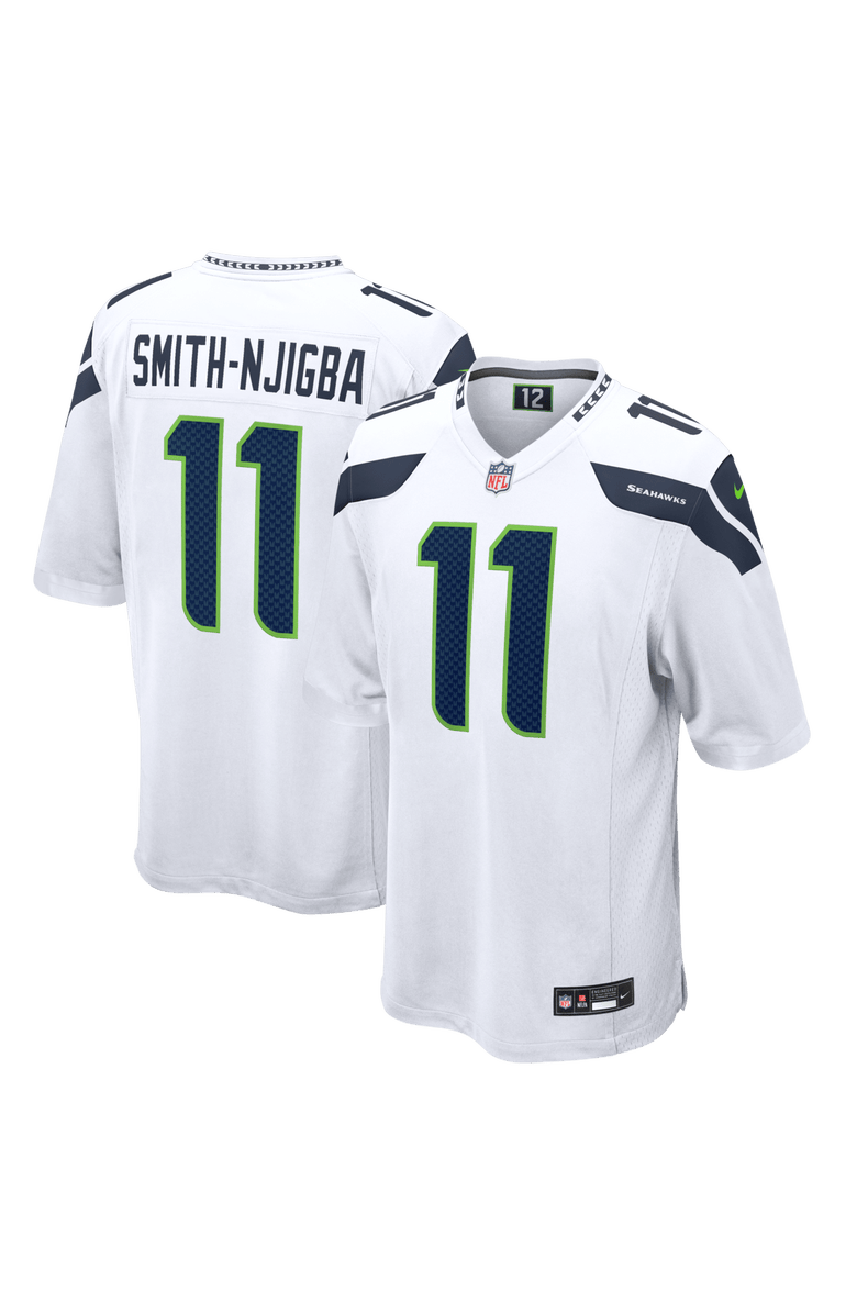 Nike Men's Nike Jaxon Smith-Njigba White Seattle Seahawks Game Jersey, Main, color, White