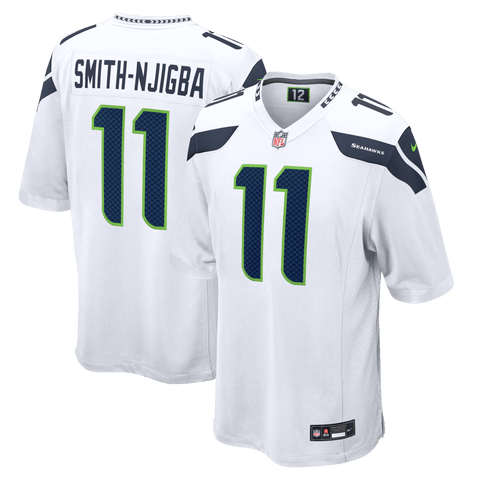 Men's Nike Jaxon Smith-Njigba White Seattle Seahawks Game Jersey