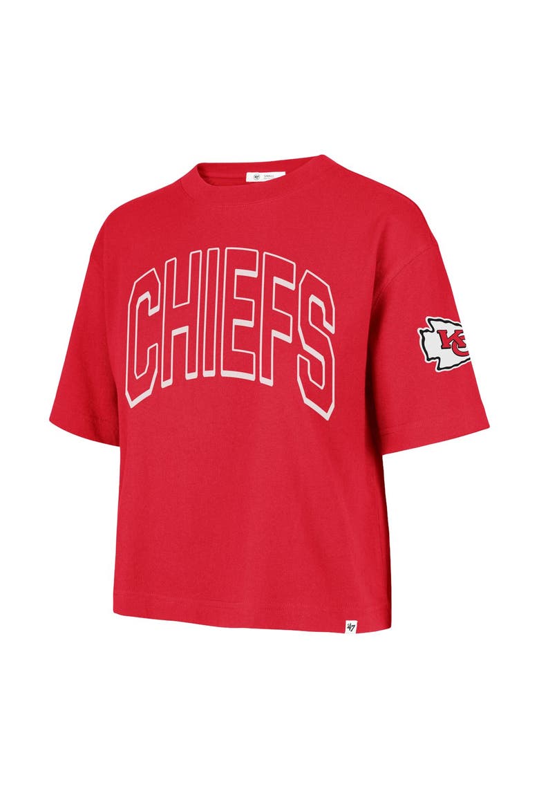 Women's '47 Red Kansas City Chiefs Call Out Reed City T-Shirt, Alternate, color, Red