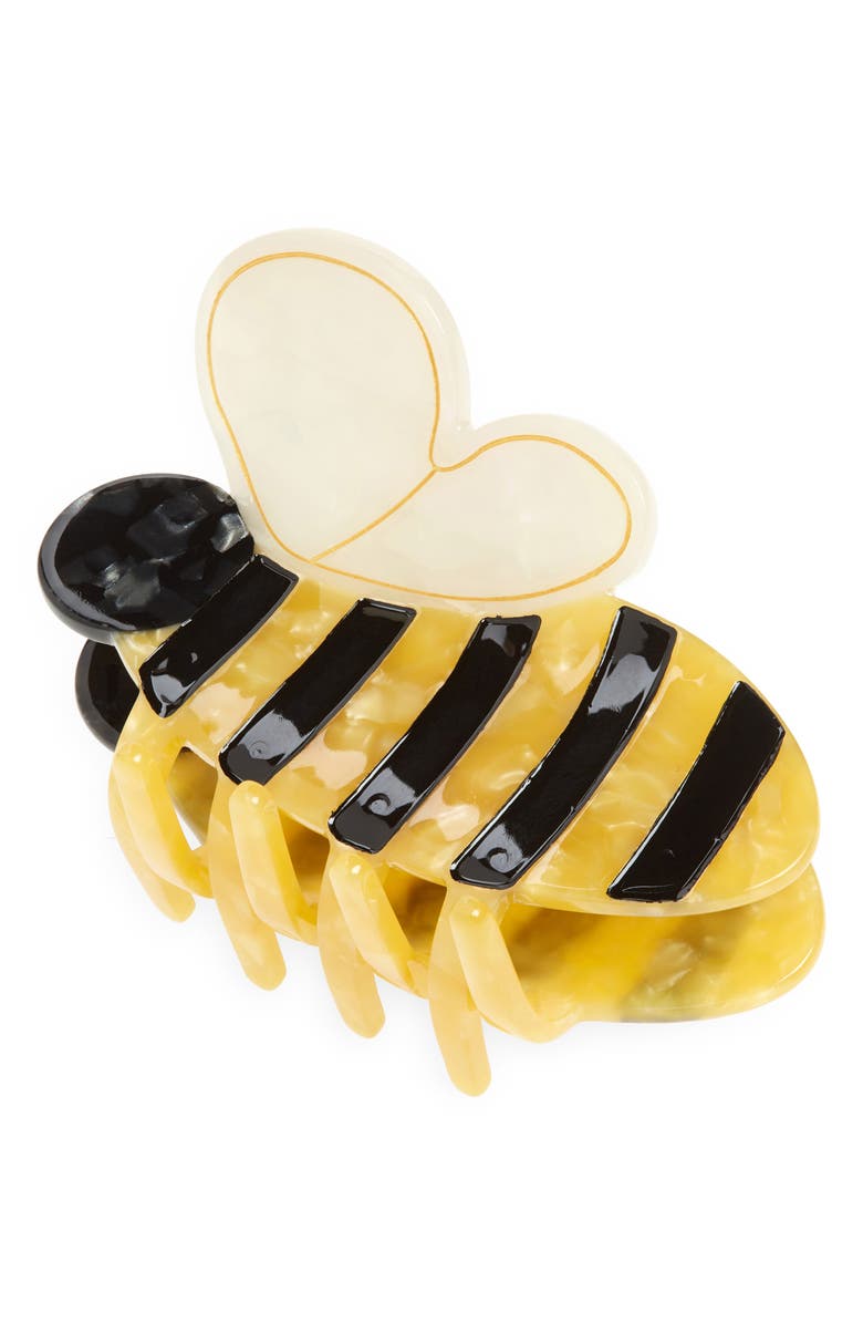 Solar Eclipse Bumblebee Jaw Hair Clip, Main, color, 