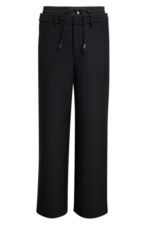 Matelassé Twill Double Waist Pants
