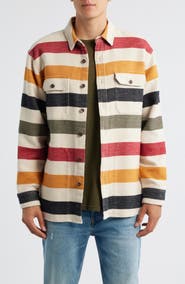Pendleton Driftwood Stripe Chamois Button-Up Shirt