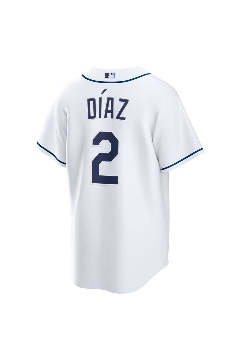 Men's Nike Yandy Díaz White Tampa Bay Rays Home Replica Jersey, Alternate, color, White