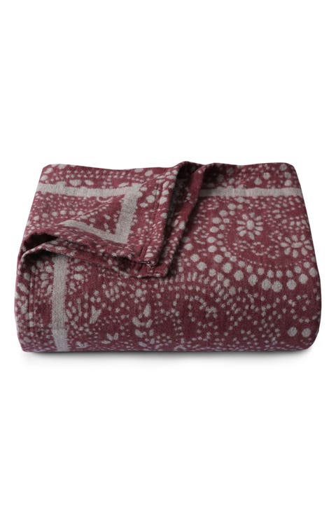 Yarn Dyed Organic Cotton Throw Blanket