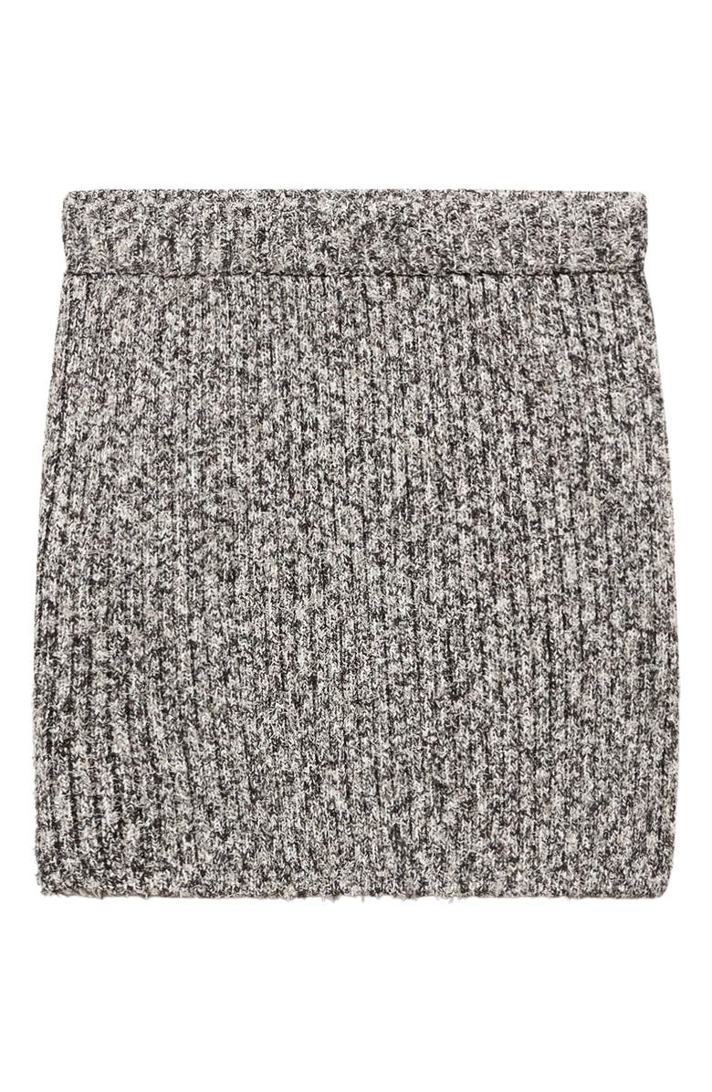 MANGO Rib Sweater Miniskirt, Alternate, color, 