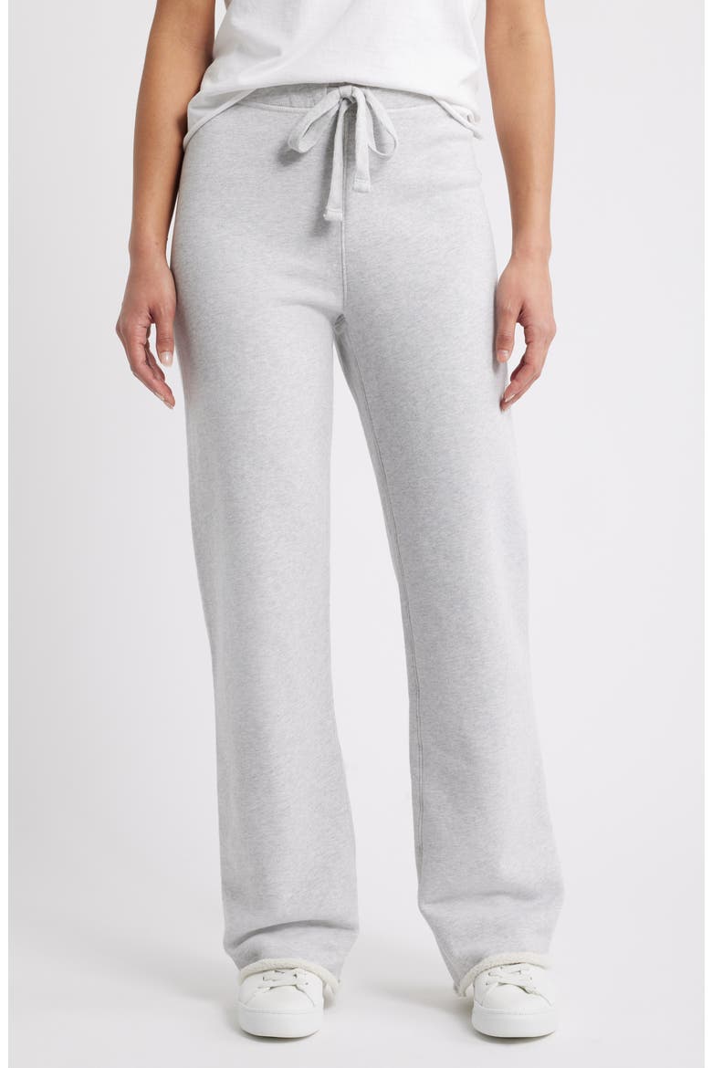 Catherine Cotton Sweatpants, Main, color, GRAY MELANGE