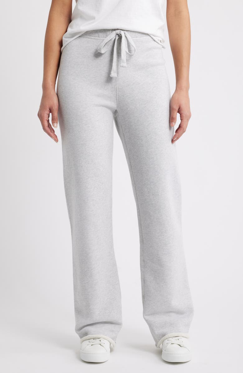 Frank & Eileen Catherine Cotton Sweatpants, Main, color, Gray Melange