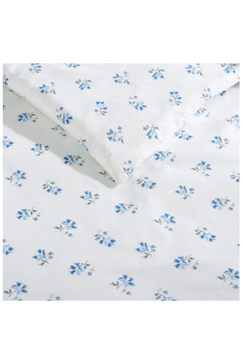 Sketchy Ditsy Cotton Percale Comforter & Sham Set, Alternate, color, LT-PASTEL BLUE